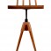 Swivel wooden chair