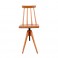 Otočná drevená stolička